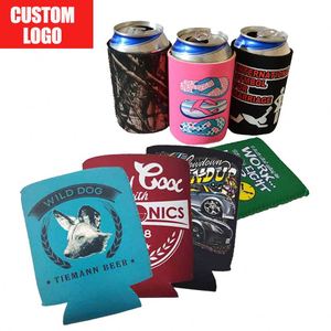 Funda Aislante de Neopreno Personalizada de Alta Calidad para Botellas de Cerveza de 12 oz, Plegable, para Latas de Bebidas, Sublimable - Product Image 1