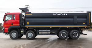 Camión Volquete Manual Diésel Sinotruk HOWO TX 400hp 8X4 6.5m, Camión Pesado con Dirección Izquierda, Emisión Euro 2, <span class=keywords><strong>Reacondicionado</strong></span> - Product Image 3