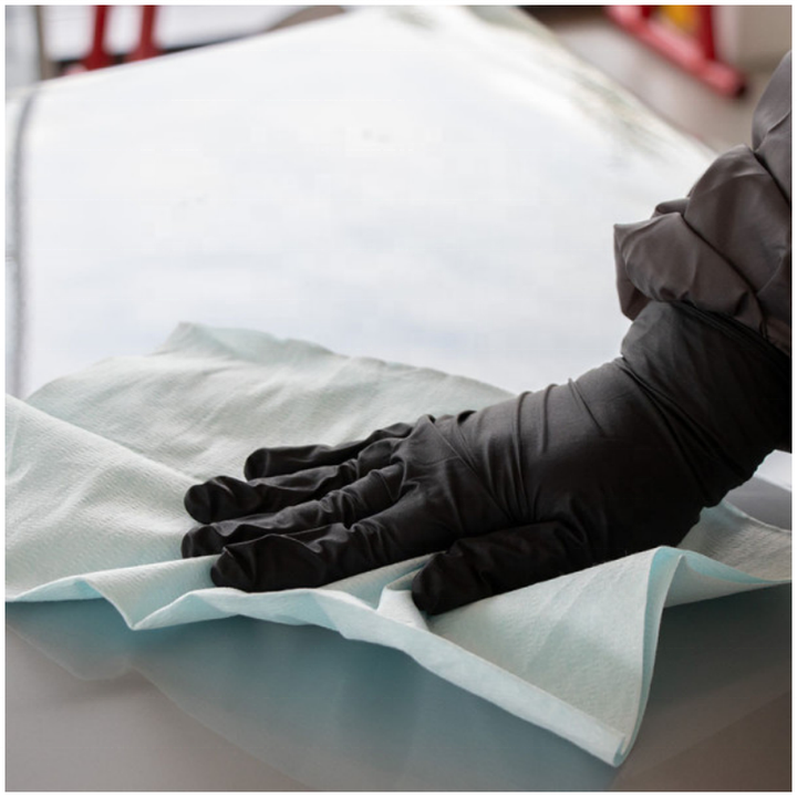 Eco-Friendly Lint Free Non Woven Degreasing Industrial Absorbent Degreaser Wipes 200 Pack Shop Towels