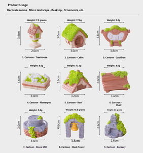 Miniature Paysage Créatif <span class=keywords><strong>Forêt</strong></span> Apaisante DIY Jardinage Aménagement Accessoires Décoratifs Ornements de Bureau - Product Image 6