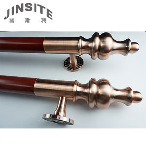 مقبض باب نحاسي كبير فاخر عتيق لباب خشبي في فيلات فنادق وشقق - Product Image 5