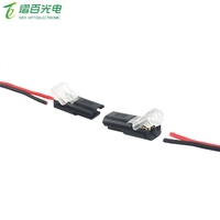 Livraison Gratuite 5-100 Pcs 2 Pin Way Printemps Scotch Verrouillage Connecteur 24-18AWG Fil Pour LED Bande Rapide Splice Connecteur Câble À Sertir