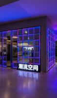 Tuile néon pour sol de danse LED 3D RGB, tuiles de sol de discothèque Abyss Matte Abyss, sol de scène IP65 DMX512, éclairage de scène