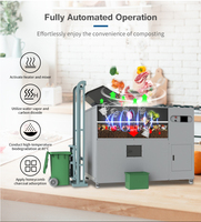 Broyeur de déchets alimentaires commercial 500 kg en acier inoxydable avec moteur 3 CV et technologie silencieuse – Machine de traitement des déchets et de compostage