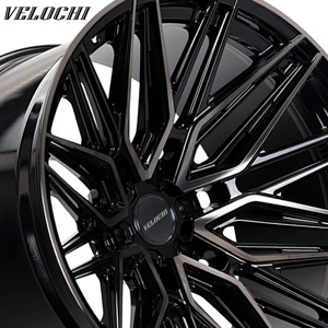 Jantes forgées sur mesure VLC 1 pièce, 20, 22, 24 pouces, noir brillant teinté, <span class=keywords><strong>super</strong></span> concaves, 6x139.7 pour Dodge Ram 1500 - Product Image 5