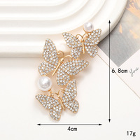 Breloques papillon queue-de-pie à grandes ailes pour chaussures de piscine perforées et adaptateurs de sangle pour smartphone