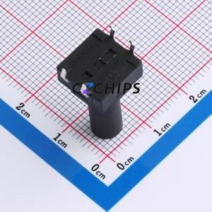 TSW12111-225B511BA Tactile Switch Through hole-4P,11.7x11.5mm Switch Single Pole Single Throw Round Button 2.8N 11.7mm - Product Image 2