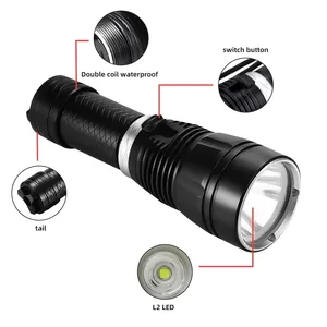 L2 Taucht aschen lampe T6 Starkes Licht Tiefsee füll licht Magnets teuerung Wasserdichte Fernbedienung Aluminium legierung - Product Image 4