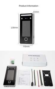 เครื่องควบคุมการเข้าออกด้วยระบบไบโอเมตริกซ์ XFace43 ออลอินวัน พร้อมระบบจดจำใบหน้าด้วย AI แบบไดนามิก รองรับการเชื่อมต่อ WiFi และ Bluetooth พร้อมระบบบันทึกเวลาทำงานด้วยแสงที่มองเห็นได้ - Product Image 5