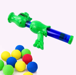 Lanzador de Pelotas de Juguete Interactivo para Gatos, Ecológico, con Pelota de Felpa y Balas Suaves, Juguete de Ejercicio - Product Image 1