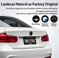 Applicable aux logos de véhicules électriques BMW, logo de voiture, affichage dynamique LED intelligent, écran d'affichage circulaire pour voiture