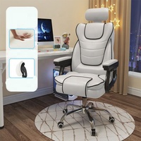 Chaise de jeu personnalisée en gros patron chaises de travail inclinable pour ordinateur avec repose-pieds chaise de jeu de course