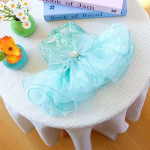 Vestido de Esmoquin Elegante para Perros, Ropa para Cachorros, Diseño de Princesa, Primavera-Verano, Lindo, de Poliéster Ecológico con Estampado - Product Image 5