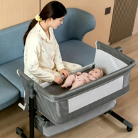 Lit à bascule multifonctionnel Lemoon C968, berceau de chevet, lit à bascule pour bébé, berceau et lit d'enfant, produits de qualité pour poussettes
