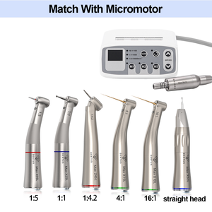 1:5 dentale chirurgica che aumenta il manipolo ad angolo <span class=keywords><strong>di</strong></span> <span class=keywords><strong>Contra</strong></span> LED irrigazione ad acqua SG95L micromotore elettrico - Product Image 6