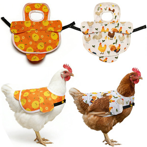 Delantal impermeable transfronterizo para pollos, patos y gansos con alas, ropa protectora para mascotas, chaleco térmico para pollos y patos - Product Image 1