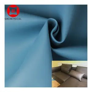 Free Sample Abrasion Resistant PU Microfiber Synthetic Leather Sofa Leather