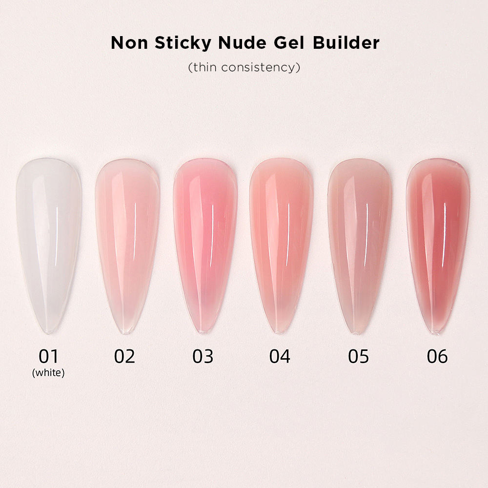Gel de construction nude non collant (consistance fine)