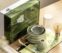 Vente en gros - Coffret cadeau classique de matcha avec bol et fouet à matcha pour les accessoires à thé