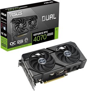 Tarjeta Gráfica Dual GeForce RTX 4070 Super OC Edition 12GB GDDR6X (PCIe 4.0, GDDR6X, DLSS 3, 2.1a, DisplayPort 1.4a, Diseño de 2.5 Ranuras, Dual GeFo) - Product Image 1