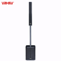VAMAV Bocinas Profesional XPECTRA 800 RMS, Efectos DSP, Clase D, Altavoz Columna Activo de 12 pulgadas, compatible con Bluetooth
