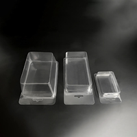 Boîtes d'emballage en plastique transparent PVC PET PP personnalisées par le fabricant, multi-tailles, boîtes à clapet transparentes, emballages en blister