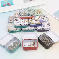 Boîte en métal personnalisée avec couvercle à charnière pour bonbons, menthes, chewing-gums, pilules, capsules – Vente en gros usine