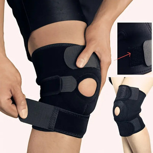 Fitness <span class=keywords><strong>genou</strong></span> soutien rotule ceinture élastique Bandage bande Sport sangle genouillères bande de protection pour genouillère - Product Image 5