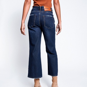 Wholesale Grey High Waist Vintage Custom Denim Women's Jeans Pantalones Pants Flare <b>Bell</b> Bottom Sexy Jeans Womens Ladies - Product Image 5