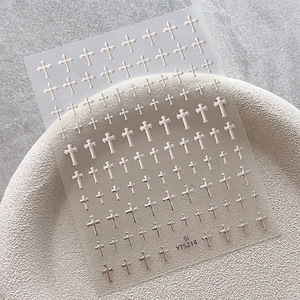 Yitu สติกเกอร์ติดเล็บรูปมด3D สีเงินร้อนสติกเกอร์ตกแ<span class=keywords><strong>ต</strong></span>่งเล็บรูปหญิงสาวเครื่องเทศที่สวยงามสำหรับอินเทอร์<span class=keywords><strong>เน็ต</strong></span> YT5214ยอดนิยม - Product Image 2