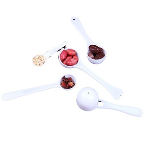 <span class=keywords><strong>Cuchara</strong></span> medidora blanca de plástico al por mayor cucharas de gramo cucharas <span class=keywords><strong>para</strong></span> comida leche detergente en polvo medicina - Product Image 1