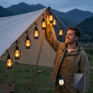 <span class=keywords><strong>Luces</strong></span> Decorativas <span class=keywords><strong>de</strong></span> Hadas con <span class=keywords><strong>Bombillas</strong></span> Vintage, Alimentadas por Energía Solar, para Exteriores, Campamentos, Festivales, Eid, Navidad - Product Image 2