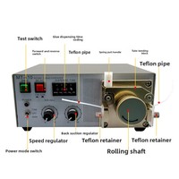 Distributeur de tubes rotatifs péristaltiques de précision MT-410 pour adhésif anaérobie à séchage rapide, colle instantanée 502, machine de distribution de produits chimiques