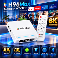 Boîtier de streaming 8K 2026 H96MAX H618 Plus, appareil Smart TV Box Android 14.0 WiFi6 8K UHD pour plusieurs appareils, livraison GRATUITE en Europe