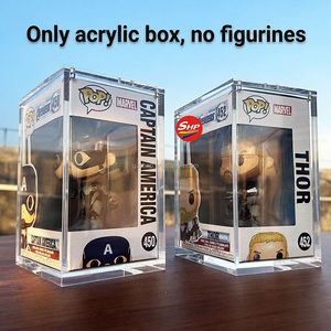 SHP Los más vendidos Acrílico <span class=keywords><strong>Funko</strong></span> <span class=keywords><strong>Pop</strong></span> Capitán América Iron Man Thanos Modelo Figura Funkos <span class=keywords><strong>Pop</strong></span> Protector Vitrina de alta calidad - Product Image 5