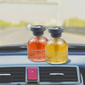 Difusor de Aroma para Coche con Fragancia Ligera, Ambientador de Vidrio y Aleación con Recarga Líquida, Artículo Decorativo para Hombres y Mujeres - Product Image 4