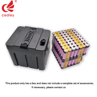 Boîtier de batterie au lithium vertical vide Cedley 4820 18650/21700 12V/24V/48V 100Ah/280Ah/320Ah ABS+PC 5kWh