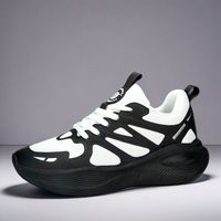 Nouvelles chaussures de sport, chaussures décontractées à semelles épaisses pour hommes, chaussures de course respirantes, légères, confortables pour l'extérieur, à semelles souples
