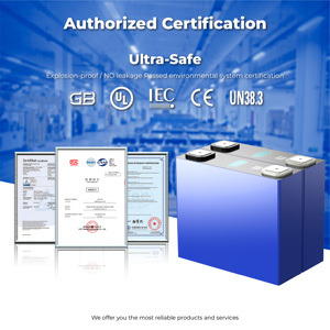 Célula de batería prismática LiFePO4 de alta potencia 3,2 V 150Ah 3000 ciclos para ESS Solar EV Paquete de batería de litio personalizado 150Ah - Product Image 6