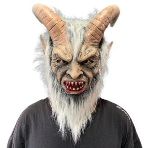 Mặt nạ ma quái Halloween bằng latex, mặt quỷ đáng sợ, mặt nạ cao su Halloween dùng cho cosplay <span class=keywords><strong>Lucifer</strong></span> - Product Image 2