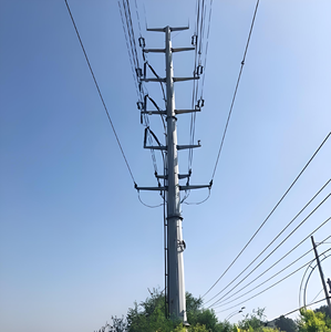 Pylône de distribution électrique basse tension <span class=keywords><strong>mini</strong></span> 5-10m, équipement de distribution d'énergie, matériau Q420B/Q355B/Q235B, durée de vie 50 ans - Product Image 3