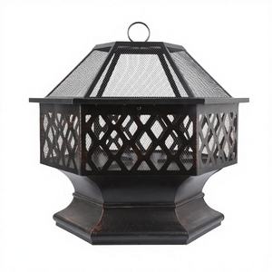 T1 Modern <b>Fire</b> <b>Pit</b> <b>Table</b> Stainless Steel Charcoal Smokeless Outdoor Garden Hexagon Wholesale - Product Image 2