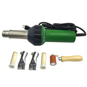 110V/220V 1600W Professional Hot Air Torch Blower PVC HDPE TPO Banner Heated Gun Kit Plastic Welder Handheld Power Welding Tool