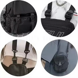 Yüksek Kaliteli Lüks Vintage Plastik Üçgen Halka Tokalar Kavisli Kayış Bağlantı Çubuğu Sürgülü D Toka Hafif Taktik Kullanım İçin - Product Image 6