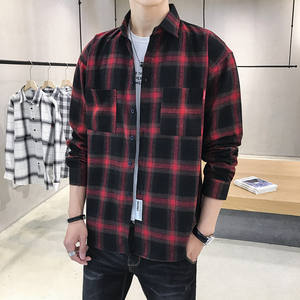 Vendite dirette in fabbrica primavera nuova versione coreana di <span class=keywords><strong>moda</strong></span> camicia da <span class=keywords><strong>uomo</strong></span> Casual camicia da <span class=keywords><strong>uomo</strong></span> - Product Image 3