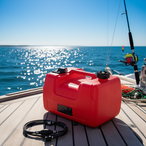Tanque de Combustible D0100H53RB2 de 3 Galones, Rojo, de Plástico, para Barcos, Contenedor de Gasolina para Motor Fuera de Borda, Fácil de Transportar, Almacenamiento en Cubierta - Product Image 2