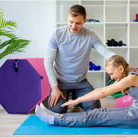 Colchoneta de Yoga de alta densidad Nbr, estera de gimnasia plegable personalizada con Logo de 10 Mm de espesor, barata, para hacer ejercicio