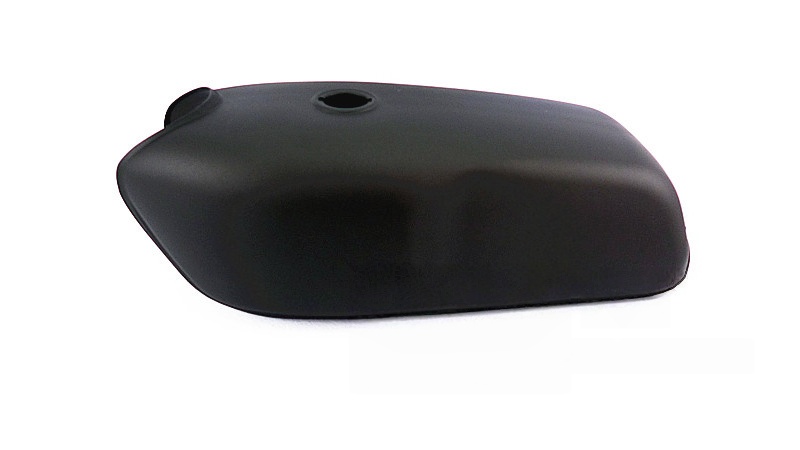 Matte black fuel tank without logo
