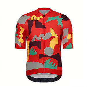 Jersey de Ciclismo con Logotipo Personalizado, Material Suave Transpirable que Absorbe la Humedad, Corte Deportivo para Eventos, Deportes al Aire Libre, Ciclismo de Carretera - Product Image 2