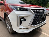 Kit carrosserie de style Lexus LX570 pour Toyota Fortuner, accessoires Fortuner, kit carrosserie avant et arrière, pare-chocs, 2021
